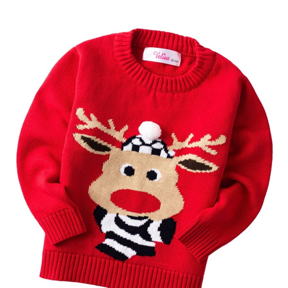 Red Reindeer Sweater